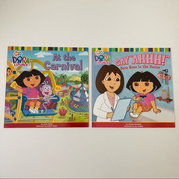 Nick Jr Dora The Explorer Paperback Books NWOT - Picture 1 of 6